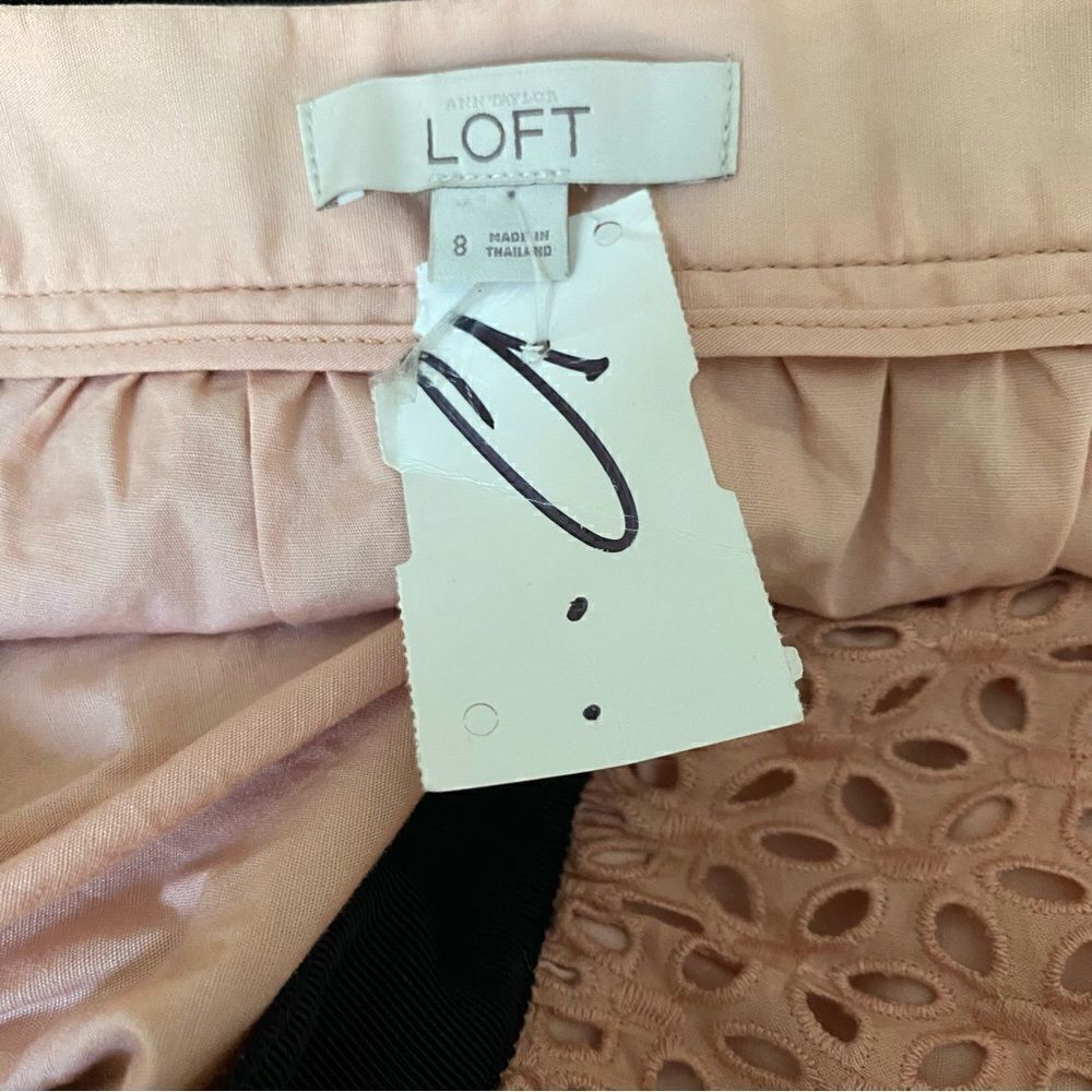 Loft Eyelet Mini Skirt Size 8 NWT - Picture 7 of 7